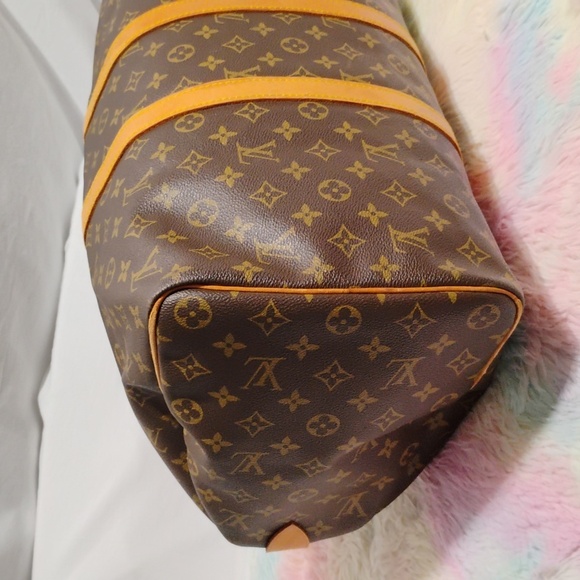 FLASH SALE! Auth Louis Vuitton Beautiful Monogram Keepall 45 Travel Boston Bag - Picture 5 of 16